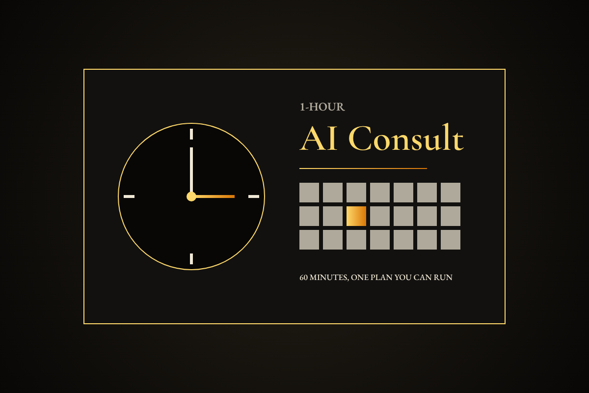 1-Hour AI Consult session card