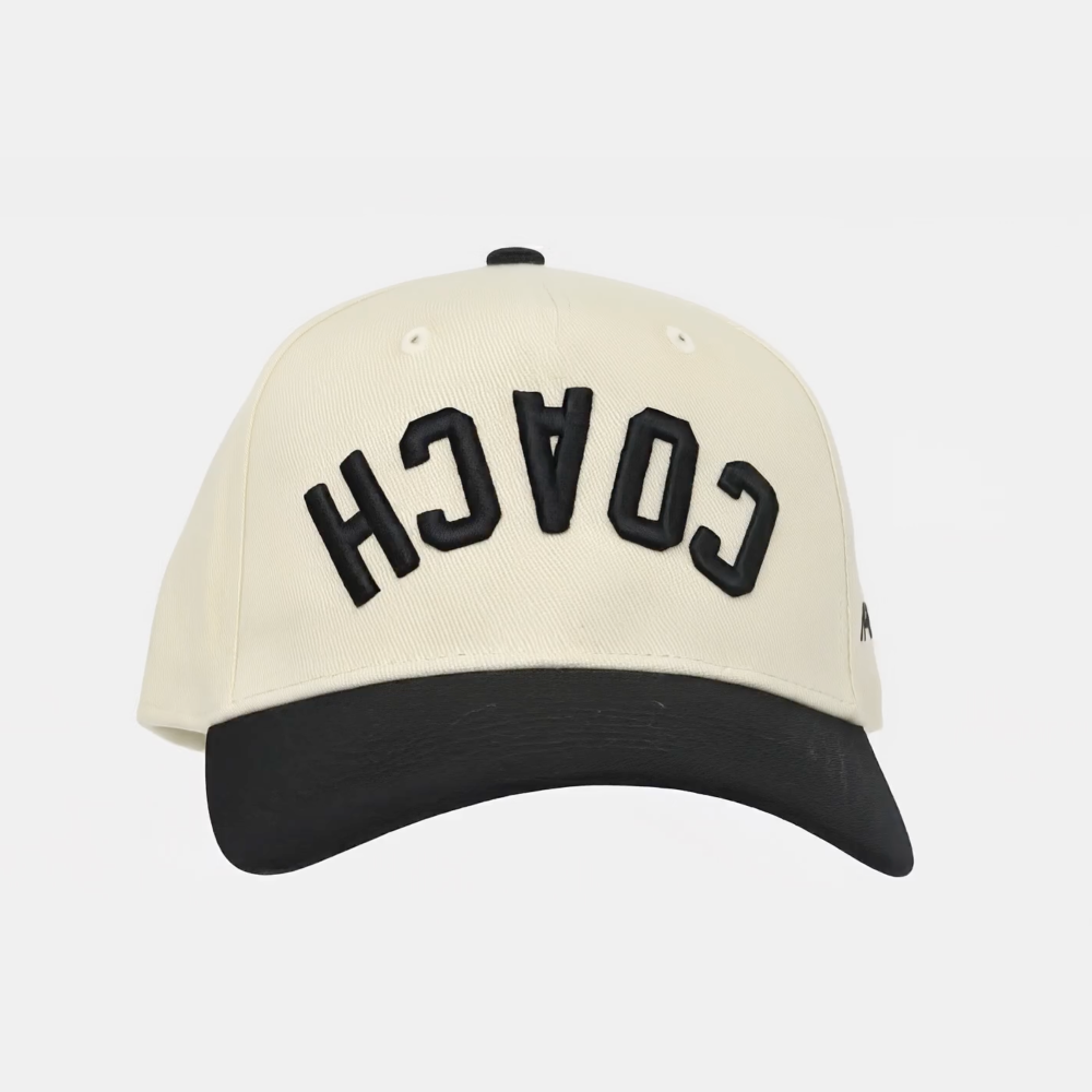 AR Funnel Classic Black coach hat — front view