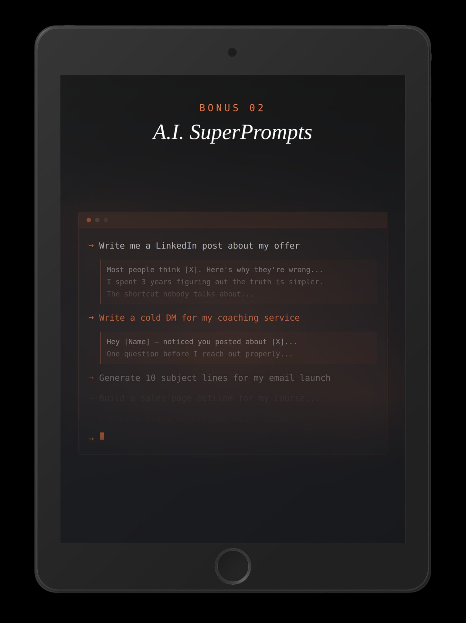 Bonus 2 - A.I. SuperPrompts